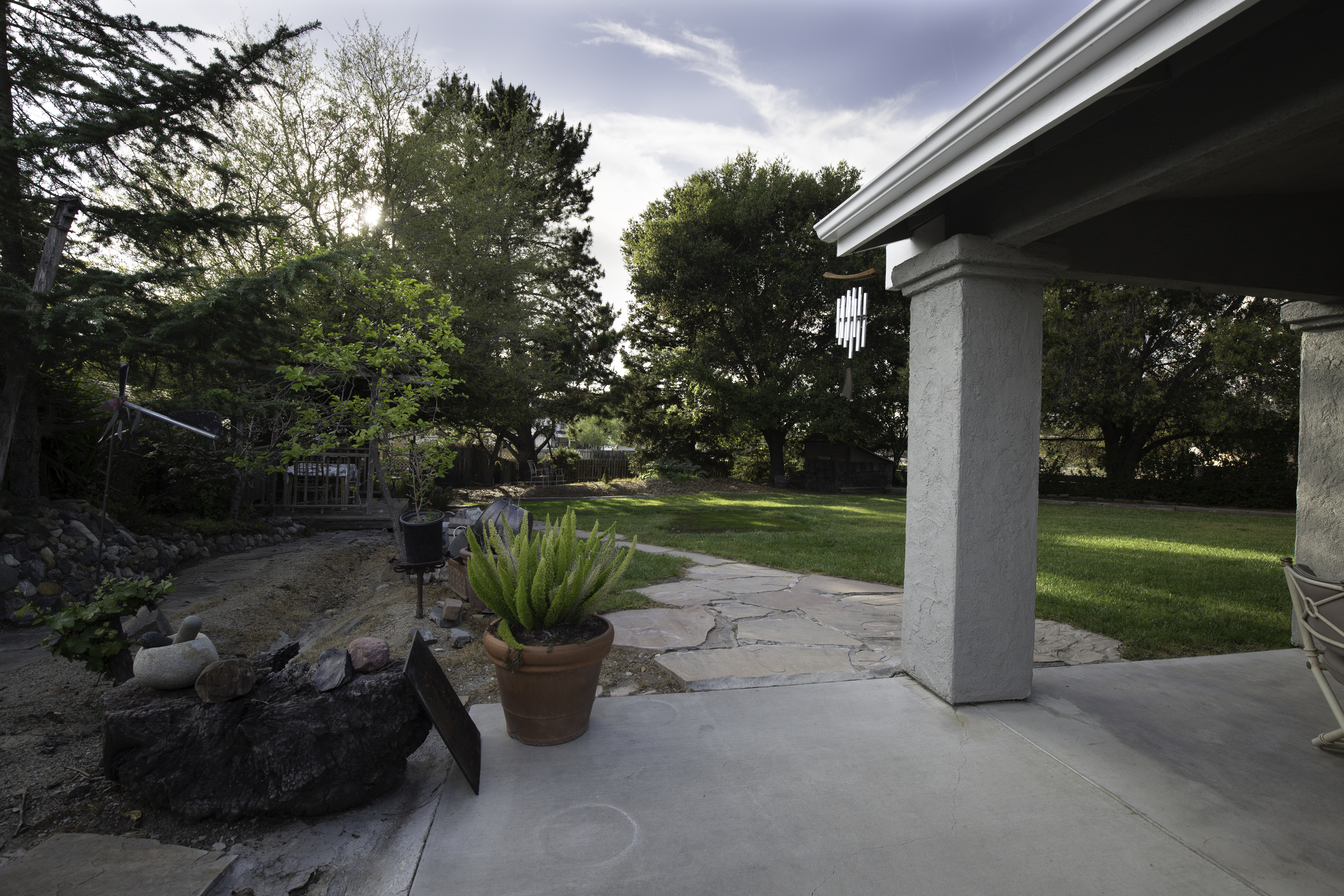 Beautiful backyard patio