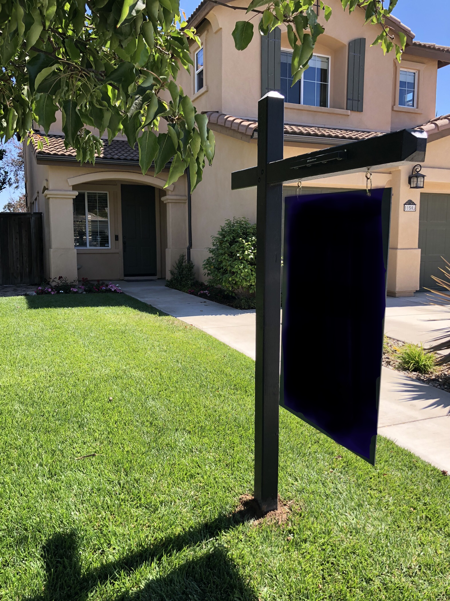 Professional real estate sign installation